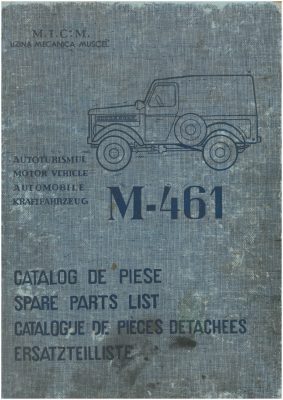 Okładka Katalog części zamiennych ARO MUSCEL M461