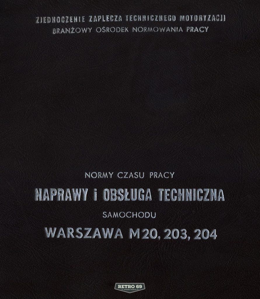 Okładka Naprawa i obsługa techniczna FSO WARSZAWA M20, 203, 204